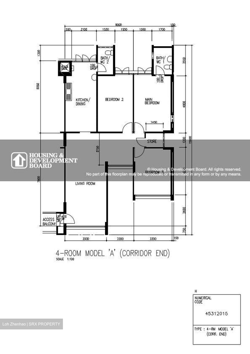 Blk 784 Yishun Avenue 2 (Yishun), HDB 4 Rooms #552320281